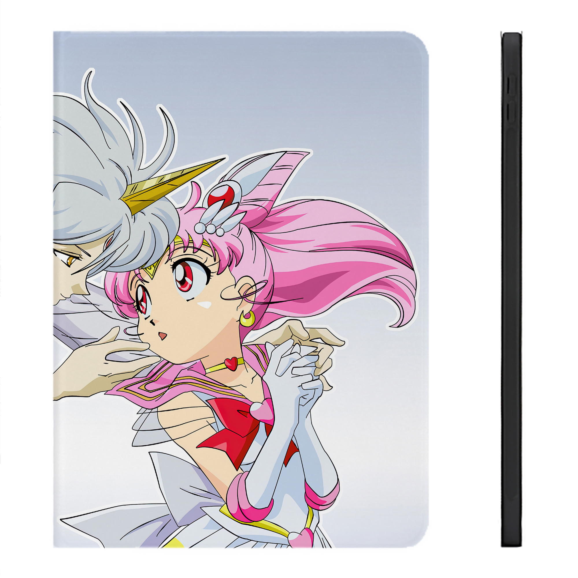 （画像用） 美少女戦士セーラームーン Sailor Moon IPadケース ペンホルダー付き ブックスタイルデザイン